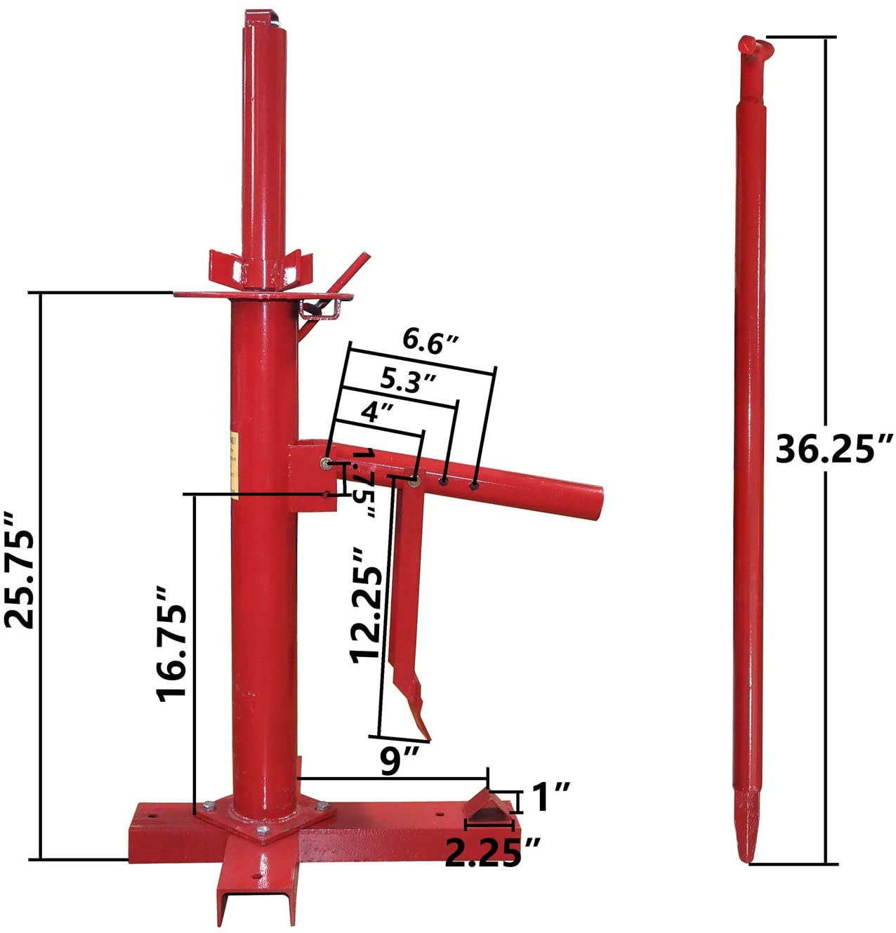 WJB06-02 Manual Portable Tire Changer Hand Changing Machine Car Truck