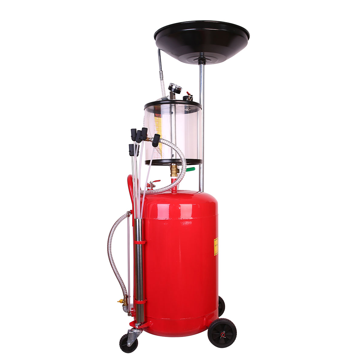 TJY39-801 70Ltr Tank Mobile Car Oil Change Machines Pneumatic ...